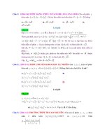 CÁC PHÉP TOÁN SỐ PHỨC