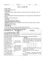 Giáo án toán 7 theo chuỗi năm hoạt động và PTNL năm 20182019