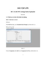 Sơ đồ NNT sử dụng turbo exphander 