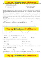 Đề thi thử 2019 môn toán THPT chuyên thái bình – lần 2   2019 