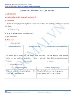  ôn tập POLIME  chinh phục câu hỏi lí thuyết và bài tập POLIME  