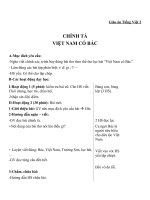 Giáo án Tiếng Việt 2 tuần 31 bài: Chính tả  Nghe  viết: Việt Nam có Bác, phân biệt RDGI, dấu hỏi dấu ngã