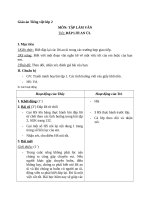 Giáo án Tiếng Việt 2 tuần 33 bài: Tập làm văn  Đáp lời an ủi, kể chuyện những chứng kiến (viết)