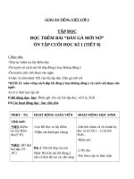 Giáo án Tiếng Việt 2 tuần 16 bài: Tập đọc  Đàn gà mới nở