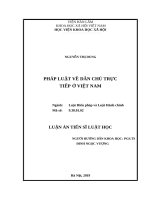 Pháp luật về dân chủ trực tiếp ở việt nam