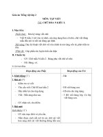 Giáo án Tiếng Việt 2 tuần 31 bài: Tập viết  Chữ hoa N (kiểu 2)