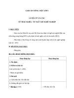 Giáo án Tiếng Việt 2 tuần 34 bài: Luyện từ và câu  Từ trái nghĩa. Mở rộng vốn từ: Từ ngữ chỉ nghề nghiệp