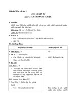Giáo án Tiếng Việt 2 tuần 33 bài: Luyện từ và câu  Mở rộng vốn từ: Từ ngữ chỉ nghề nghiệp