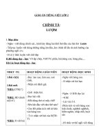 Giáo án Tiếng Việt 2 tuần 33 bài: Chính tả  Nghe  viết  Lượm, phân biệt SX, IIÊ