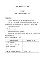 Giáo án Tiếng Việt 2 tuần 31 bài: Tập đọc  Cây và hoa bên lăng Bác