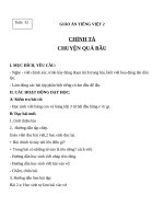 Giáo án Tiếng Việt 2 tuần 32 bài: Chính tả  Tập chép: Chuyện quả bầu, phân biệt LN, VD