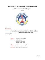 Research Project Final Report Sample