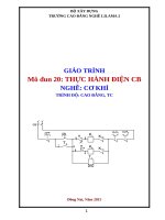 giao trinh thực hành điện cơ bản  ngành cơ khí