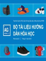 BỘ TÀI LIỆU HƯỚNG DẪN HÓA HỌC (Tập đoàn Quản lý RSL Quốc tế trong Giày dép và May mặc hay AFIRM)