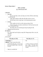 Giáo án Tiếng Việt 2 tuần 32 bài: Tập đọc  Chuyện quả bầu