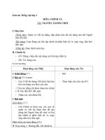 Giáo án Tiếng Việt 2 tuần 34 bài: Chính tả  Nghe  viết: Người làm đồ chơi, phân biệt TRCH, OÔ, dấu hỏi dấu ngã