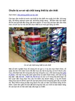 Chuan bi co so vat chat trang thiet bi can thiet