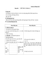 Giáo án Tiếng Việt 2 tuần 30 bài: Tập viết  Chữ hoa M (kiểu 2)