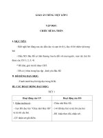 Giáo án Tiếng Việt 2 tuần 31 bài: Tập đọc  Chiếc rễ đa tròn