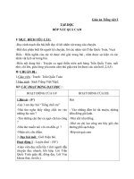 Giáo án Tiếng Việt 2 tuần 33 bài: Tập đọc  Bóp nát quả cam