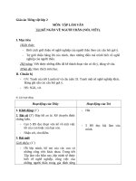 Giáo án Tiếng Việt 2 tuần 34 bài: Tập làm văn  Kể chuyện về người thân (nói, viết)