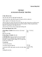 Giáo án Tiếng Việt 2 tuần 30 bài: Tập đọc  Ai ngoan sẽ được thưởng