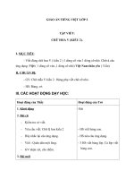 Giáo án Tiếng Việt 2 tuần 33 bài: Tập viết  Chữ hoa V (kiểu 2)