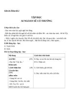 Giáo án Tiếng Việt 2 tuần 30 bài: Tập đọc  Ai ngoan sẽ được thưởng