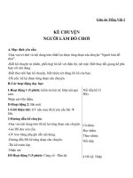 Giáo án Tiếng Việt 2 tuần 34 bài: Kể chuyện  Người làm đồ chơi