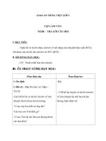 Giáo án Tiếng Việt 2 tuần 30 bài: Tập làm văn  Nghe  trả lời câu hỏi