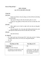 Giáo án Tiếng Việt 2 tuần 31 bài: Tập đọc  Cây và hoa bên lăng Bác