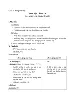 Giáo án Tiếng Việt 2 tuần 30 bài: Tập làm văn  Nghe  trả lời câu hỏi