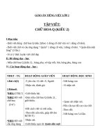 Giáo án Tiếng Việt 2 tuần 32 bài: Tập viết  Chữ hoa Q (kiểu 2)