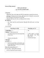 Giáo án Tiếng Việt 2 tuần 34 bài: Kể chuyện  Người làm đồ chơi