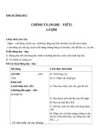 Giáo án Tiếng Việt 2 tuần 33 bài: Chính tả  Nghe  viết  Lượm, phân biệt SX, IIÊ