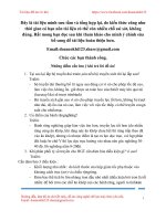 CÁC câu hỏi KHI bảo vệ đồ án CHI TIẾT máy