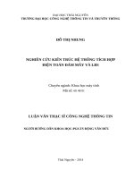 Nghiên cứu kiến trúc hệ thống tích hợp điện toán đám mây và LBS 