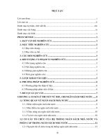 Hoàn thiện công tác quản lý thu, chi ngân sách nhà nước của thành phố vị thanh, tỉnh hậu giang (tt) 