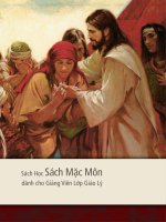 Sách Học Sách Mặc Môn dành cho Giảng Viên Lớp Giáo Lý