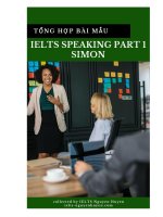 Tong hop bai mau   IELTS speaking part 1