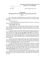 Kế hoạch phát động thi đua an toàn giao thông 2019