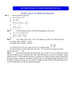 BỘ 25 đề THI học kỳ 2 TOÁN 8 TPHCM năm 2015 2016