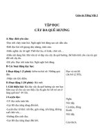 Giáo án Tiếng Việt 2 tuần 29 bài: Tập đọc  Cây đa quê hương