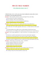 500 câu TRẮC NGHIỆM LUYỆN THI THPTQG MÔN ANH