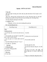 Giáo án Tiếng Việt 2 tuần 29 bài: Tập đọc  Những quả đào