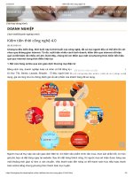 Kiếm tiền thời công nghệ 4 0