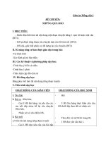 Giáo án Tiếng Việt 2 tuần 29 bài: Kể chuyện  Những quả đào