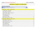 CHƯƠNG 6  KHUC XA ANH SANG sách kinh nghiệm vật lý 11 chu văn biên