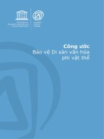 Công ước Bảo vệ Di sản văn hóa phi vật thể