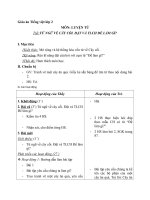 Giáo án Tiếng Việt 2 tuần 29 bài: Luyện từ và câu  Mở rộng vốn từ: Từ ngữ về cây cối, đặt và trả lời câu hỏi Để làm gì?